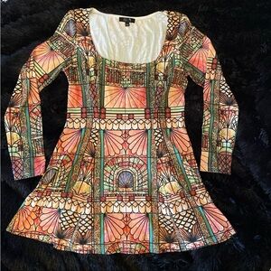 Stainglass church window dress